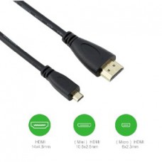 Cabo HDMI M x Micro HDMI M 2MT